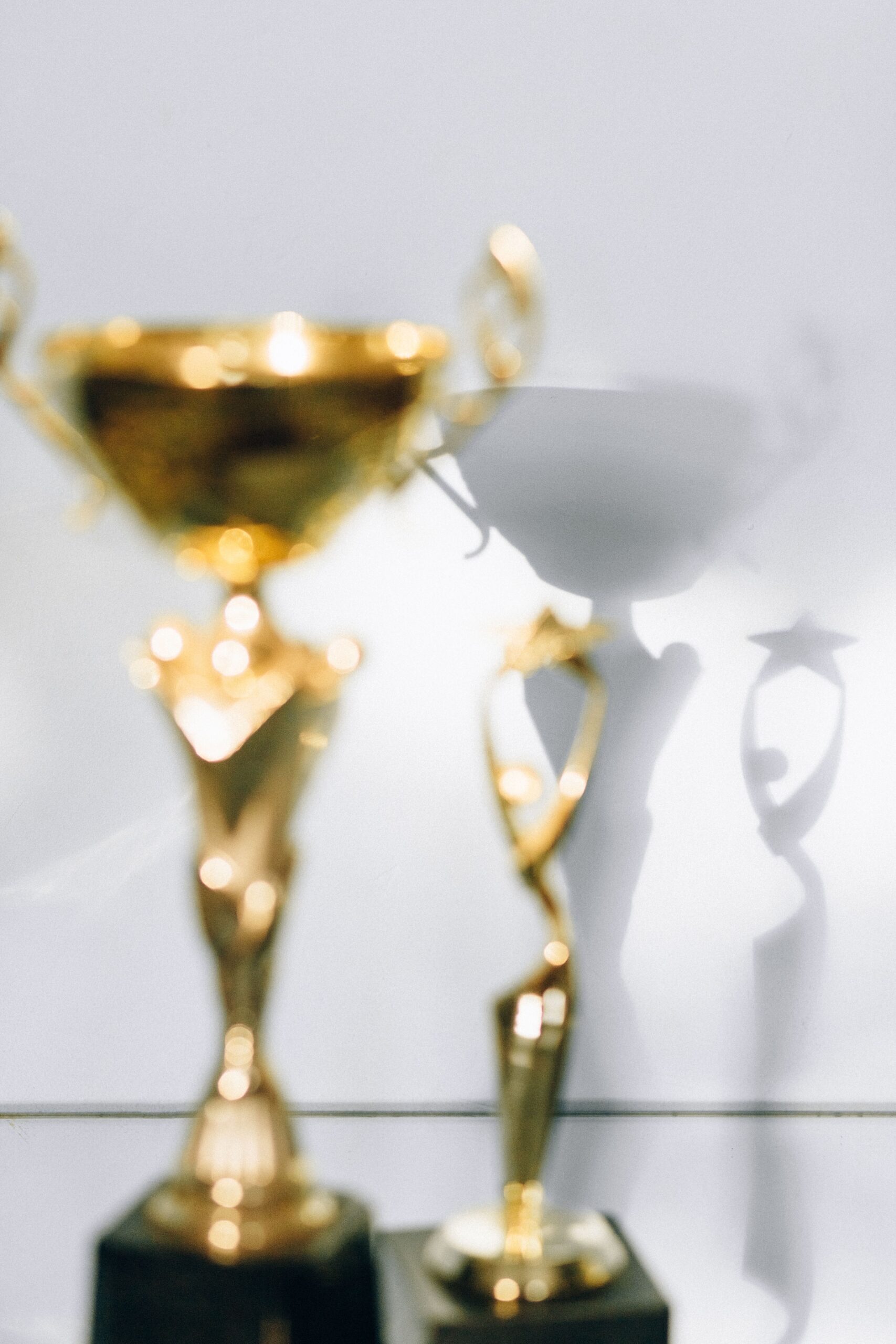 Gold trophy representing KBC aur lottery scam prize fraud